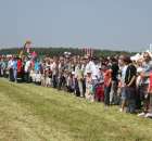 Widownia pokazu maszyn 21-22 Maj Kąkolewo