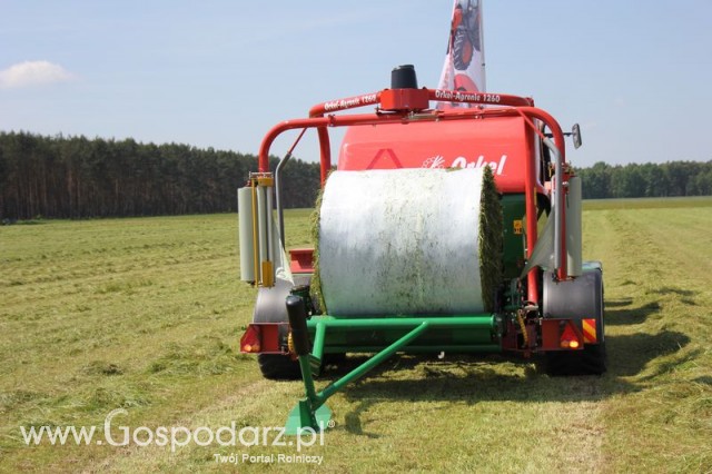 Praso-owijarka Orkel GP 1260 Agronic + Ciągnik Kubota M128X