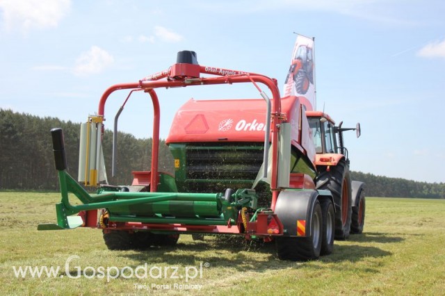Praso-owijarka Orkel GP 1260 Agronic + Ciągnik Kubota M128X