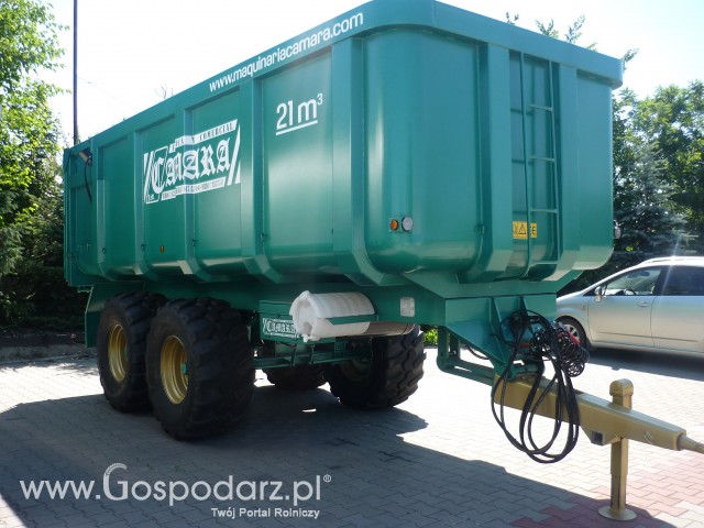 Przyczepa skorupowa 21m3