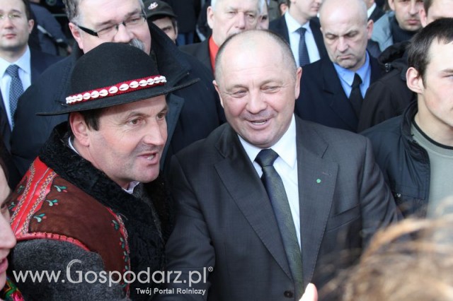 Wizyta Ministra Marka Sawickiego ministra rolnictwa i rozwoju wsi - AGROTECH Kielce