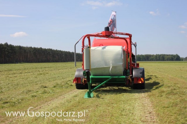 Praso-owijarka Orkel GP 1260 Agronic + Ciągnik Kubota M128X
