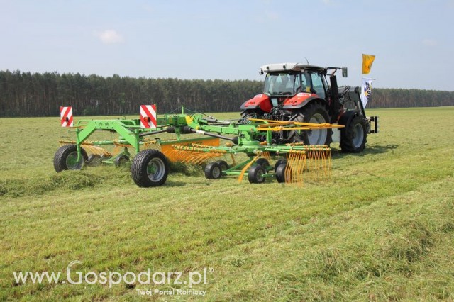 Zgrabiarka SaMasz Z2-780 + Ciągnik IRON 120