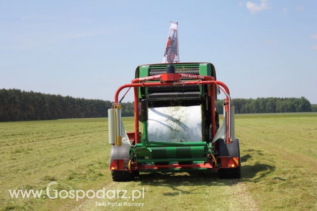 Praso-owijarka Orkel GP 1260 Agronic + Ciągnik Kubota M128X
