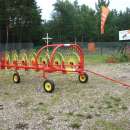 NOWA PRZETRZĄSACZO-ZGRABIARKA CIĄGNIKOWA 7- kołowa