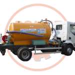 Zabudowa asenizacyjna  typ ZA 4500 K - pojemność 4500 litrów