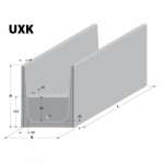 Ściana oporowa typu U (betonowa - z betonu) VB BETON