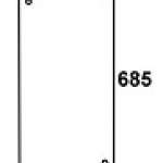 CASE / STEYR - szyba boczna przezroczysta do kabiny: Silent  S3