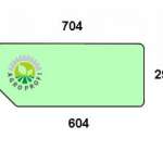 CASE / NEW HOLLAND Szyba tylna dolna przyciemniana