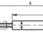 Siłownik (amortyzator) gazowy do JOHN DEERE szyba tylna