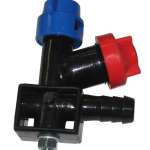 Oprawa z zaworem bocznym przelotowa / końcowa