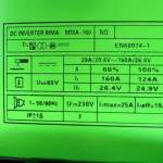 Inwertorowa spawarka BARRACUDA MMA 160
