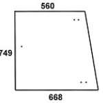 FENDT - szyba boczna przezroczysta Farmer 303, 304, 305, 306, 307, 308, 309, 310, 311, 312