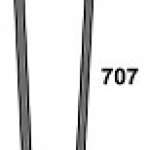 CASE / STEYR - szyba przednia dolna L zielona z nadrukiem do kabiny: CS