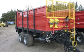 FABRYCZNIE NOWY ROZRZUTNIK OBORNIKA METAL-FACH 8t: