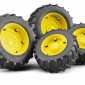 Koła zapasowe do ciągników serii 020xx żółte
