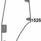 NEW HOLLAND / CASE / STEYR - szyba drzwiowa do kabiny 35 seria, TL, TLA, L, M