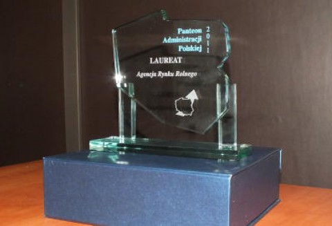 Agencja Rynku Rolnego laureatem I edycji konkursu „Panteon Administracji Polskiej”