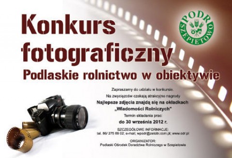 Konkurs fotograficzny - Podlaskie rolnictwo w obiektywie