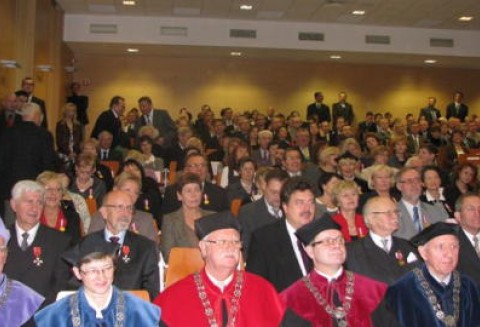 Dni Patrona Uczelni -  Wręczenie odznaczeń zasłużonym